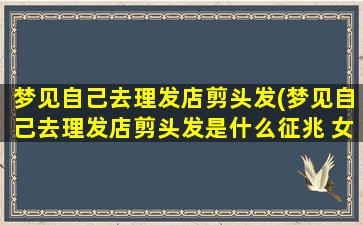 梦见自己去理发店剪头发(梦见自己去理发店剪头发是什么征兆 女人)